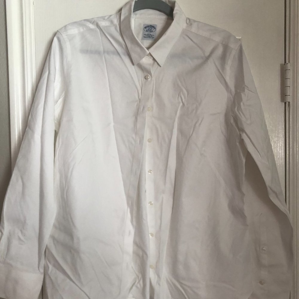 White Cotton Dress Shirt